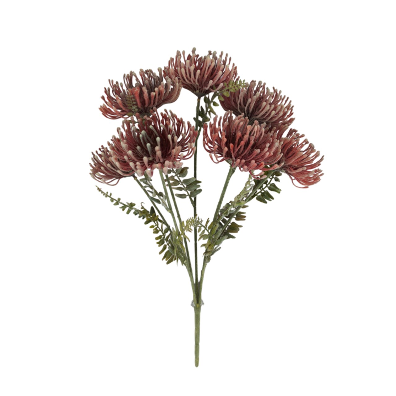 19" Artificial Mauve Protea Bush – Fall Faux Floral Stems-85319-MV